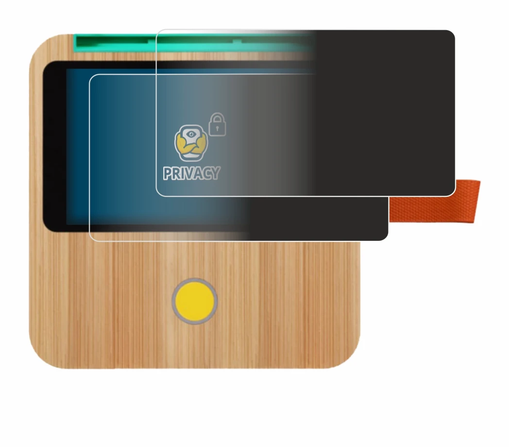 Image of the device tigerbox Touch with a wide variety of screen protectors.