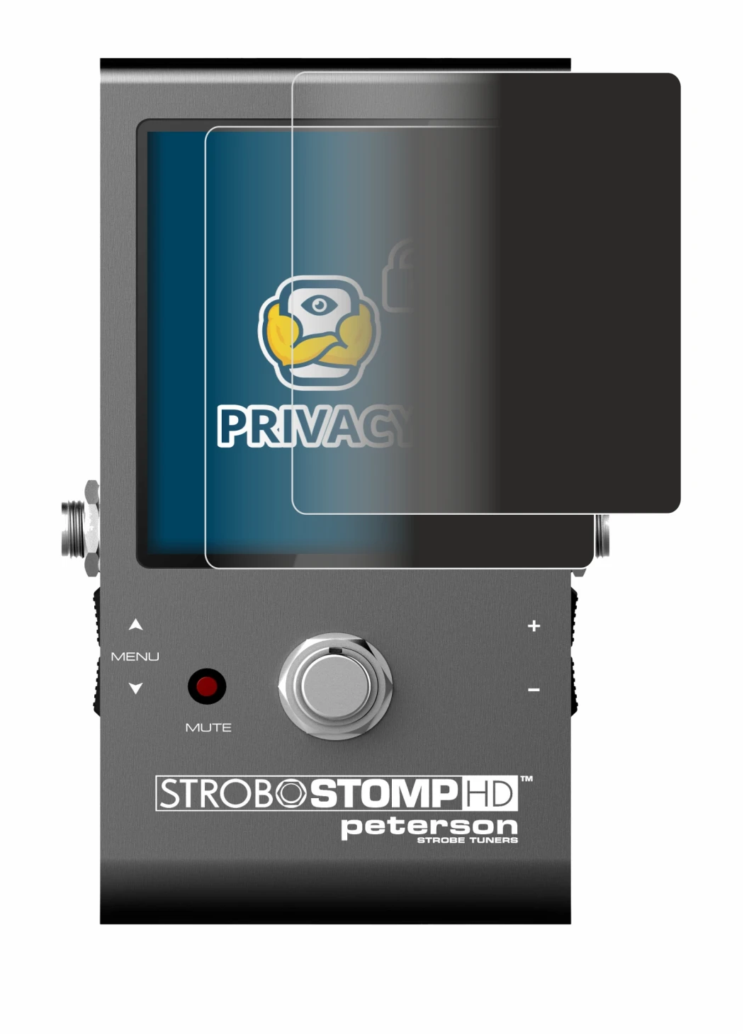Image of the device Peterson Strobostomp HD with a wide variety of screen protectors.