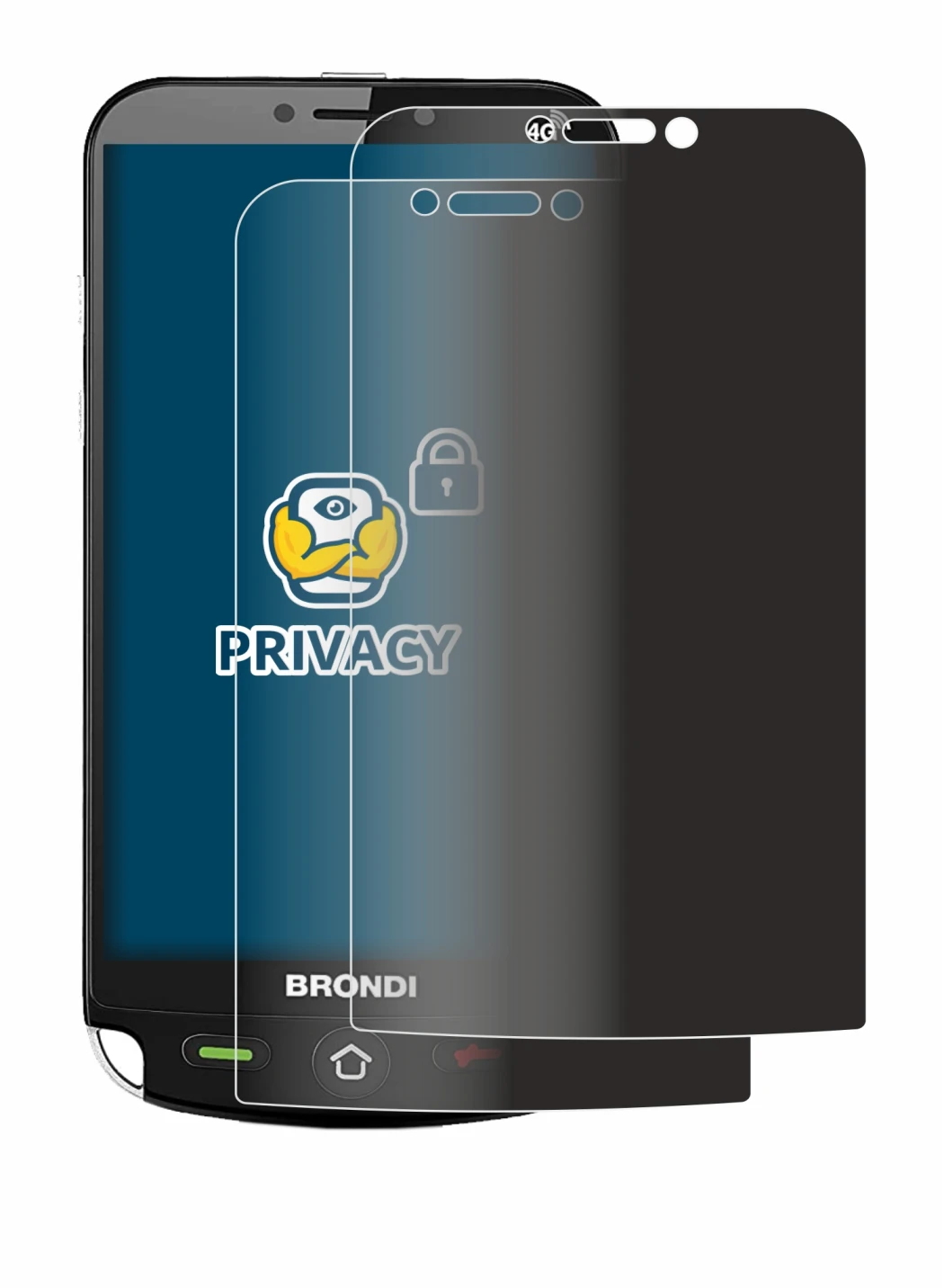 Image of the device Brondi Amico Dual Sim with a wide variety of screen protectors.