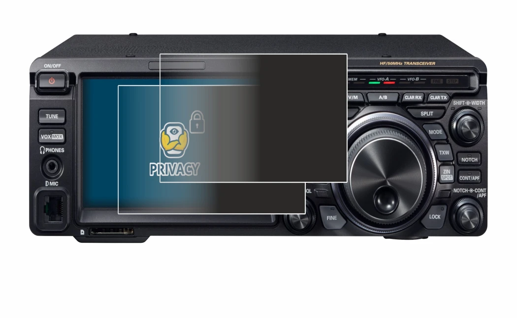 Image of the device Yaesu FT-DX10 with a wide variety of screen protectors.