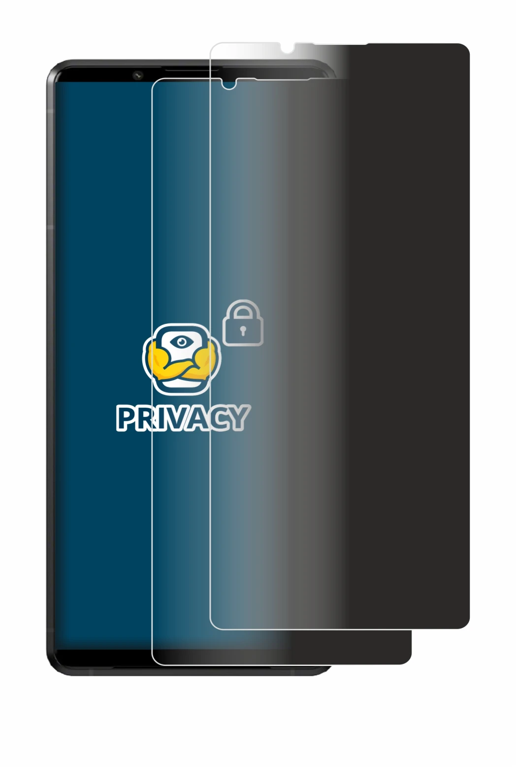 Image of the device Sony Xperia Pro-I with a wide variety of screen protectors.