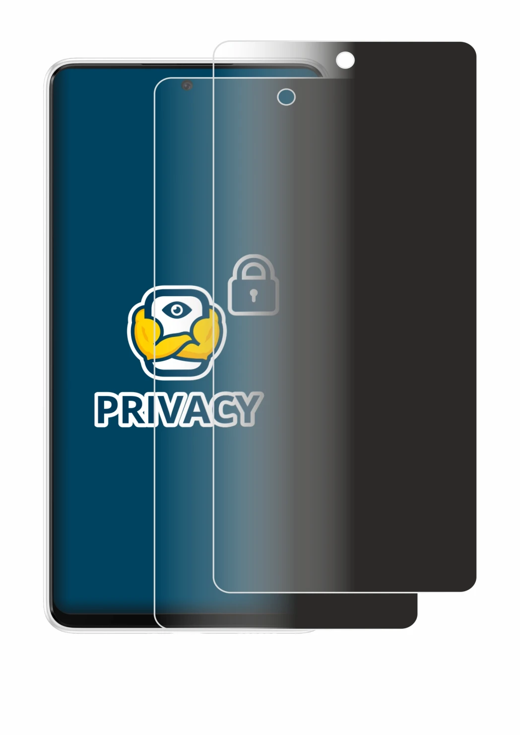 Image of the device Samsung Galaxy A53 5G with a wide variety of screen protectors.