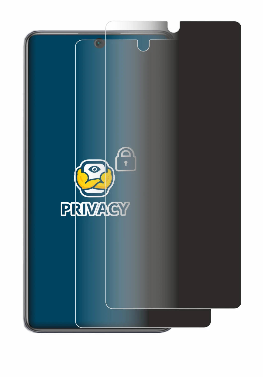 Image of the device Xiaomi 12T with a wide variety of screen protectors.