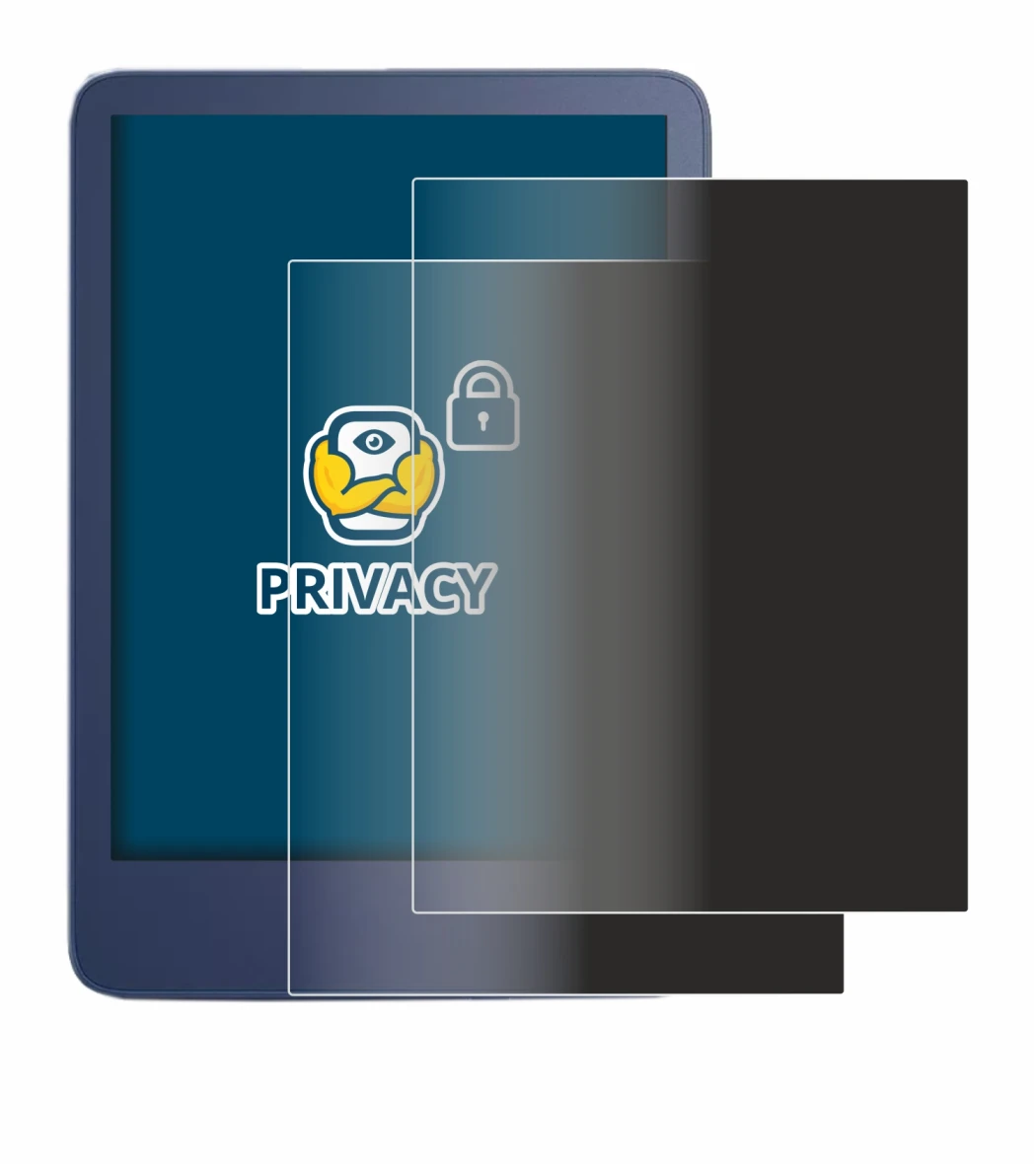 Image of the device Amazon Kindle Reader 2022 with a wide variety of screen protectors.