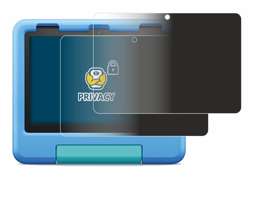 Image of the device Amazon Fire HD 8 Kids 2022 with a wide variety of screen protectors.