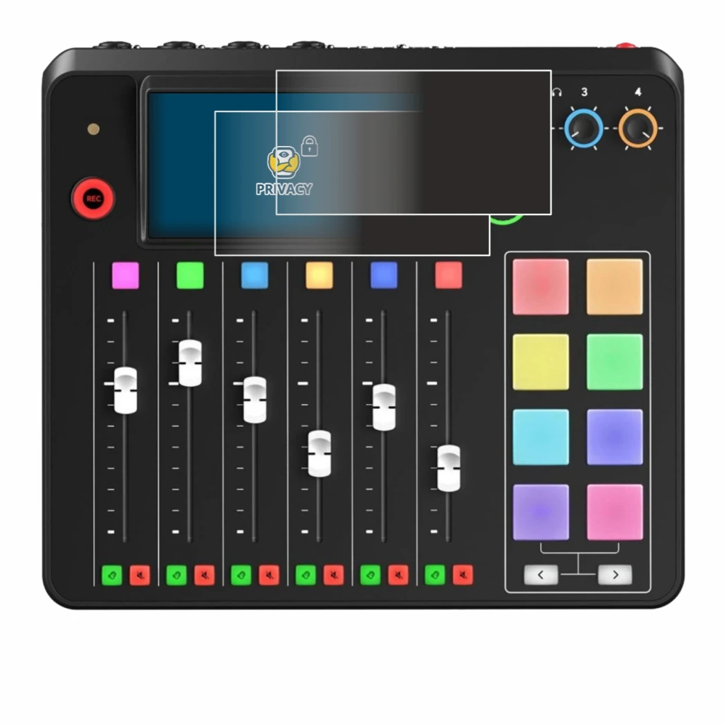 Image of the device Rode Rodecaster Pro II with a wide variety of screen protectors.