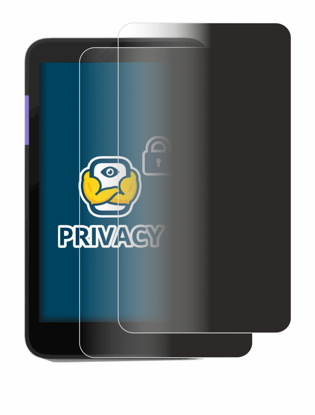Image of the device Zettle Terminal (by Paypal) with a wide variety of screen protectors.