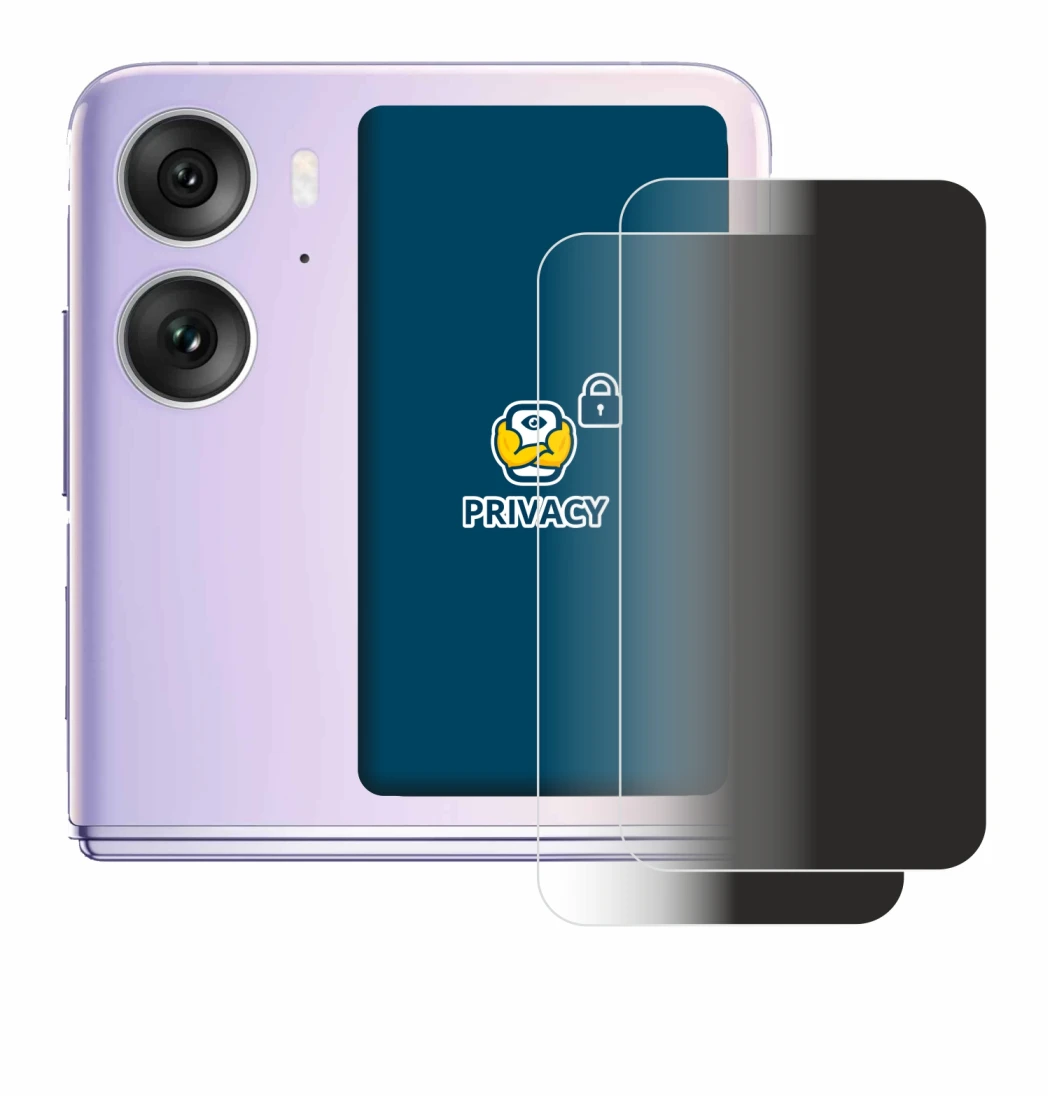 Image of the device Oppo Find N2 Flip (Back display) with a wide variety of screen protectors.