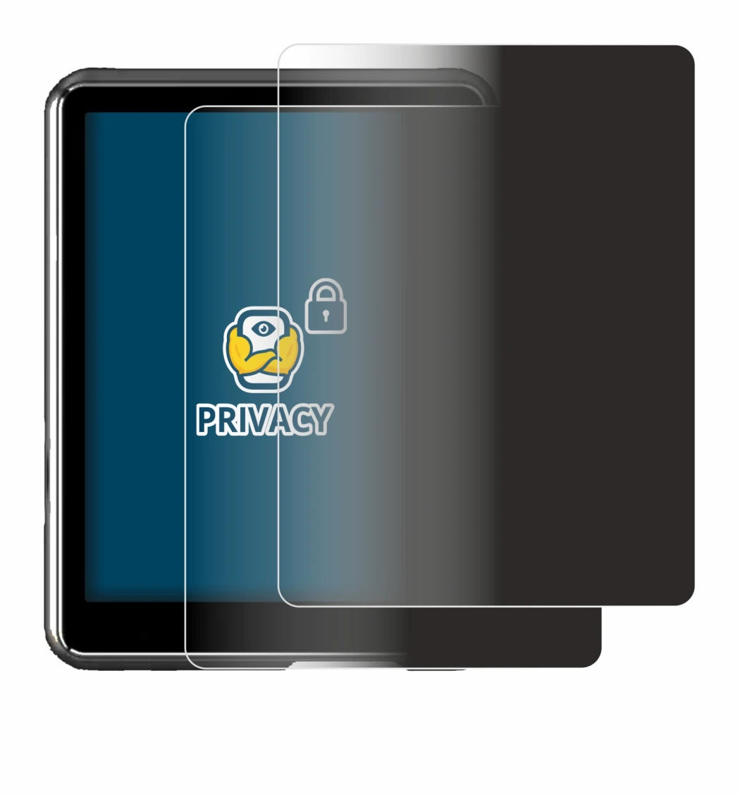 Image of the device Mechen M3 with a wide variety of screen protectors.