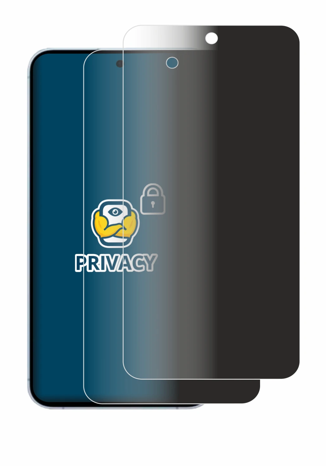 Image of the device Samsung Galaxy M35 with a wide variety of screen protectors.