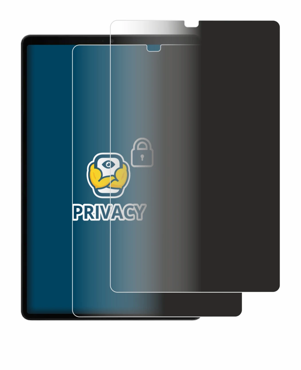Image of the device Lenovo Legion Tab Gen 3 with a wide variety of screen protectors.