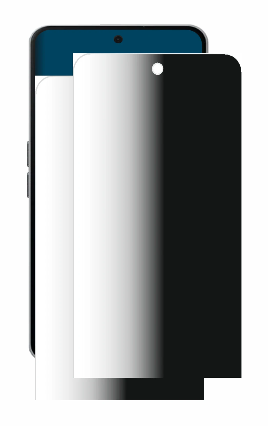 Image of the device Nothing Phone (3a) Pro with a wide variety of screen protectors.