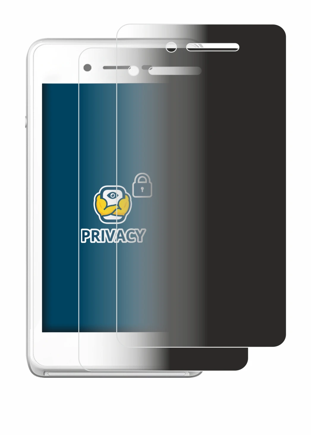 Image of the device Pax A50 wallee with a wide variety of screen protectors.