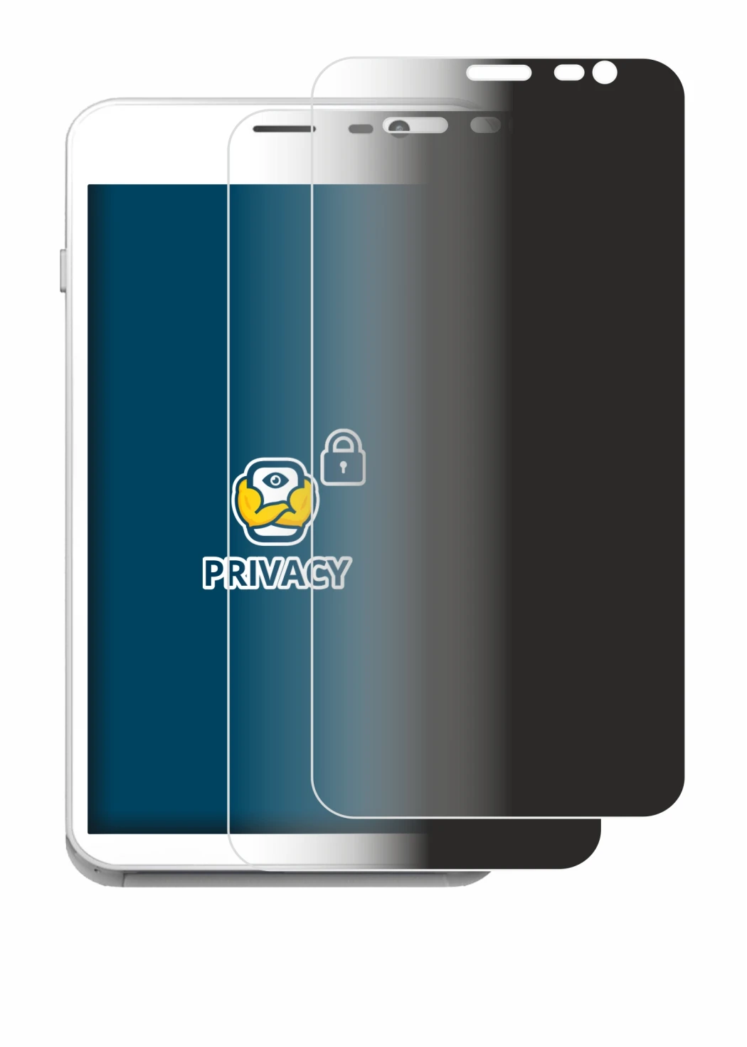 Image of the device Pax CCV Fly A77 with a wide variety of screen protectors.