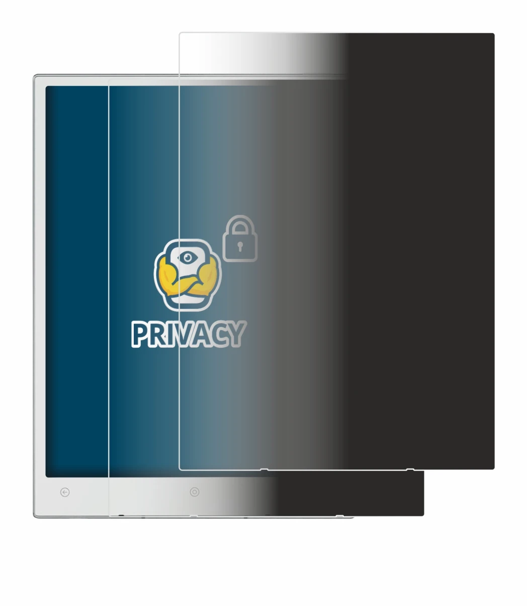 Image of the device Viwoods AiPaper Mini with a wide variety of screen protectors.