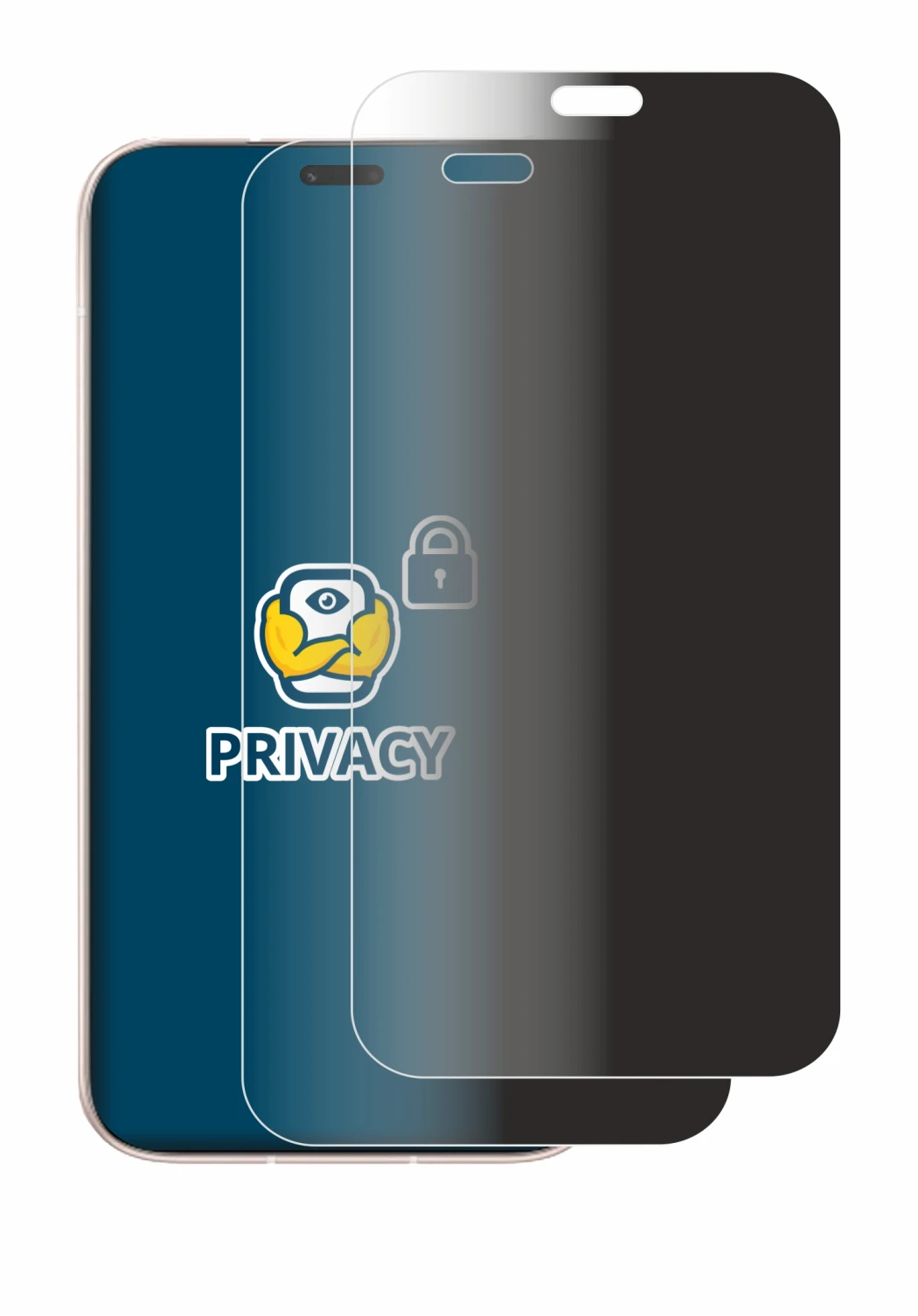 Image of the device Honor 600 Lite with a wide variety of screen protectors.