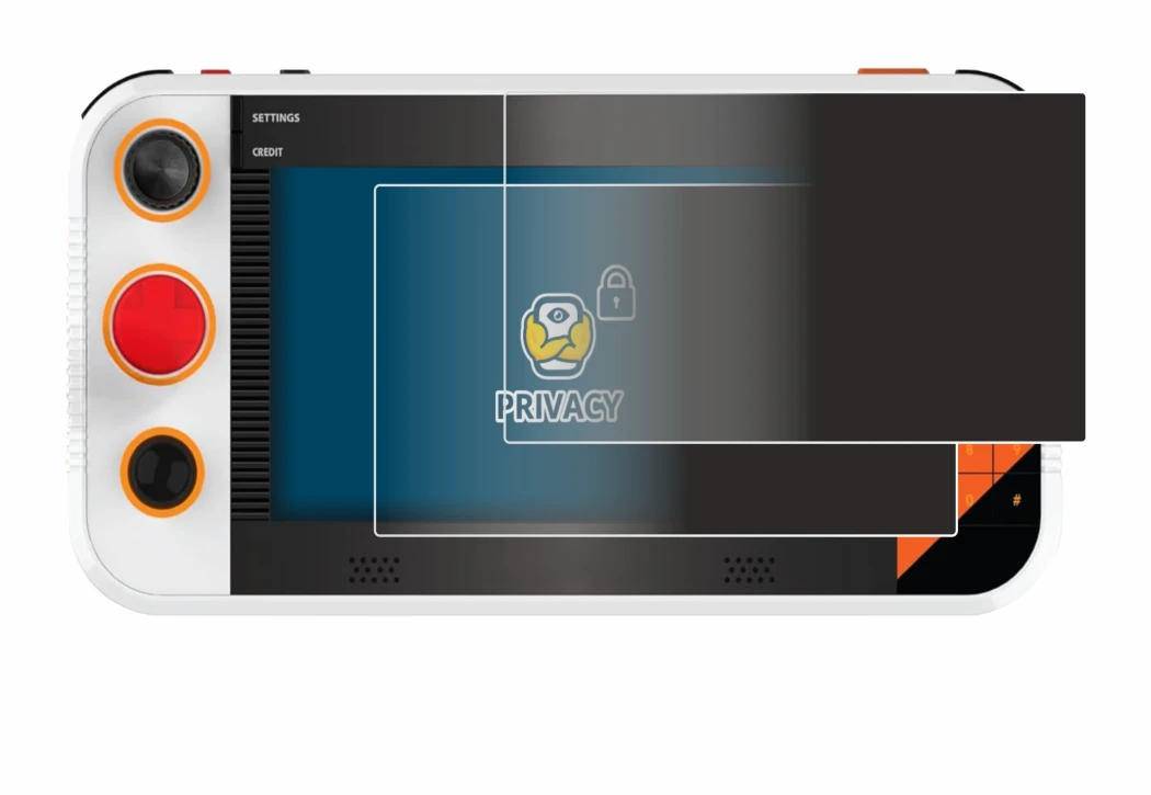 Image of the device My Arcade Atari Gamestation Go Portable with a wide variety of screen protectors.
