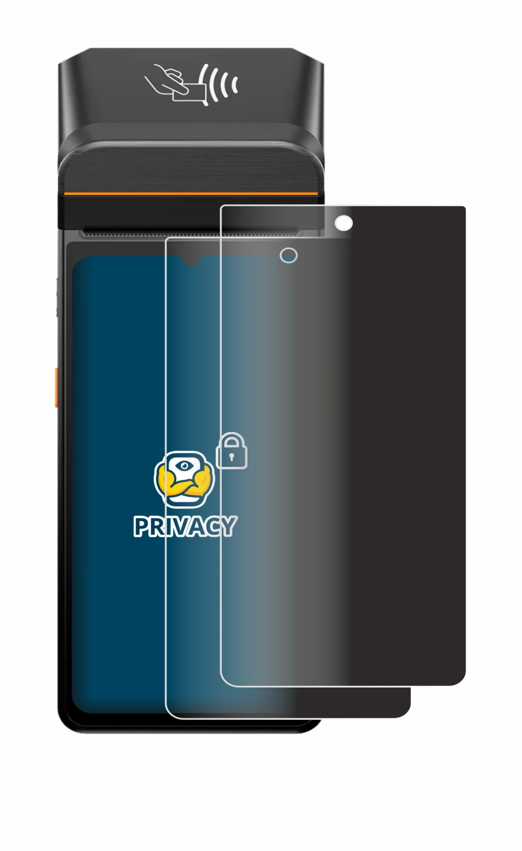 Image of the device Brainsport myPAD with a wide variety of screen protectors.