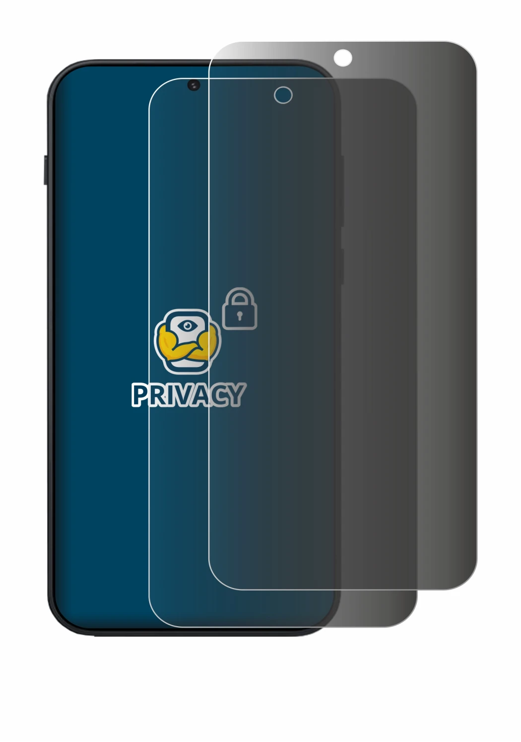 Image of the device OnePlus N6 with a wide variety of screen protectors.