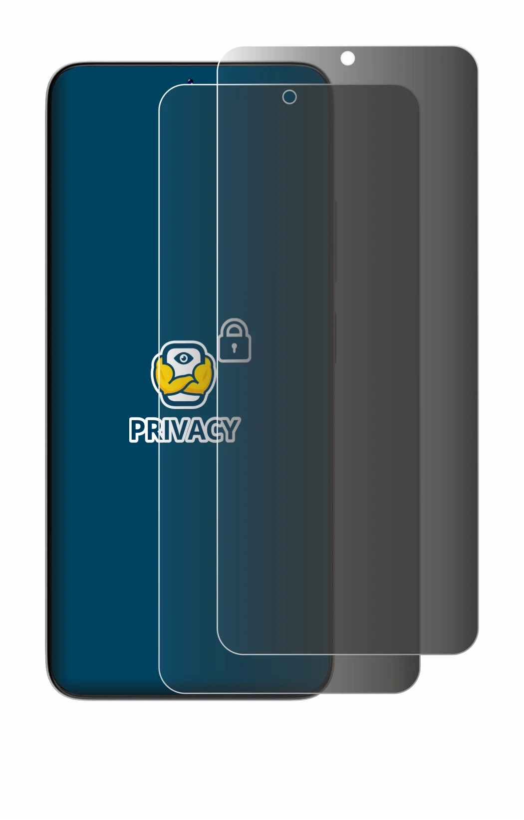 Image of the device ZTE Blade V80 Max with a wide variety of screen protectors.