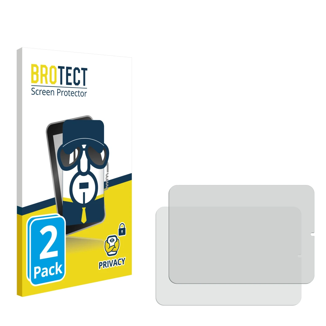 Front side of a product packaging with the brand logo BROTECT. Next to it is the corresponding screen protector.