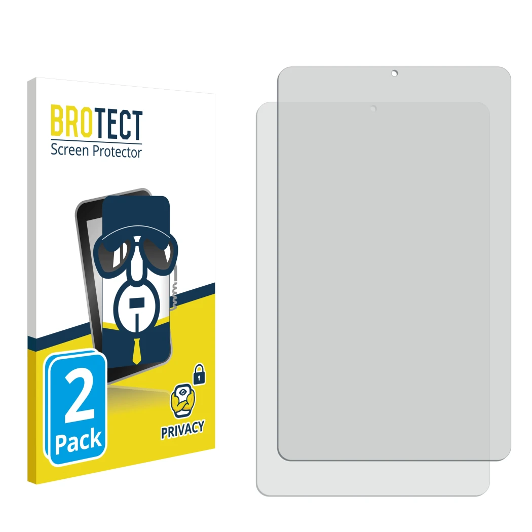 Front side of a product packaging with the brand logo BROTECT. Next to it is the corresponding screen protector.