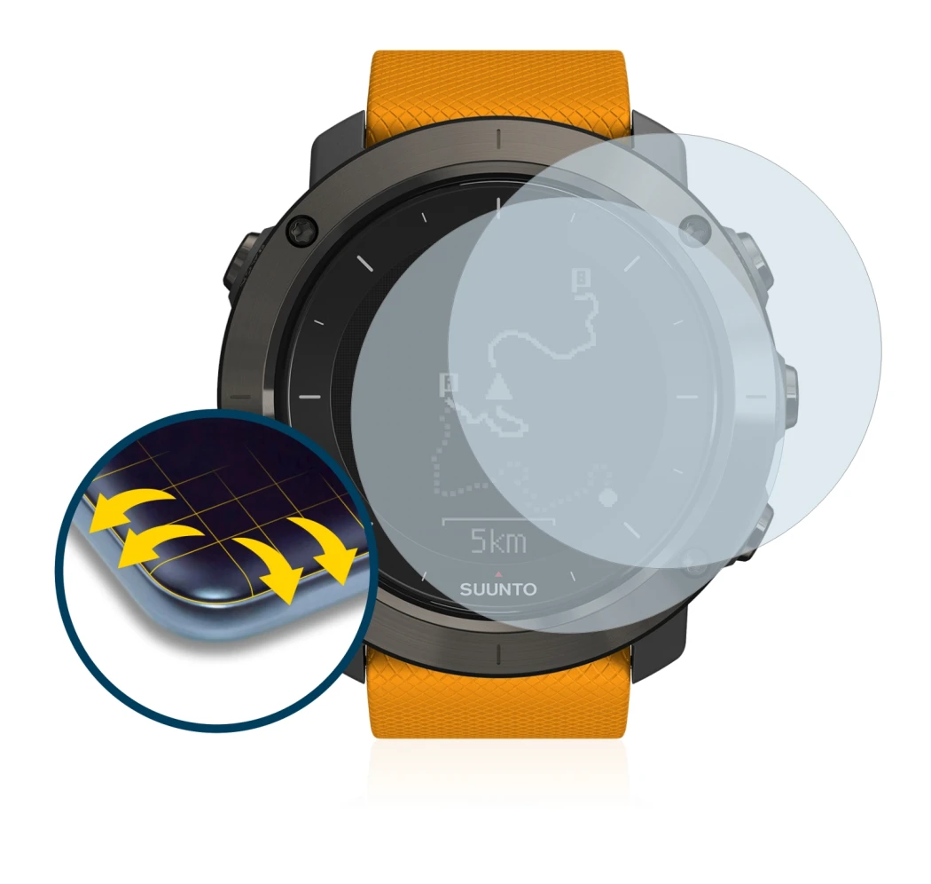 Image of the device Suunto Traverse with a wide variety of screen protectors.