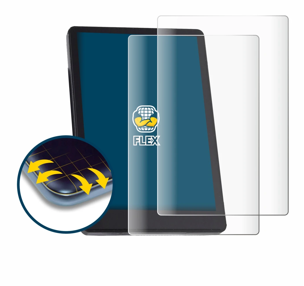 Image of the device BMZ DS103 with a wide variety of screen protectors.