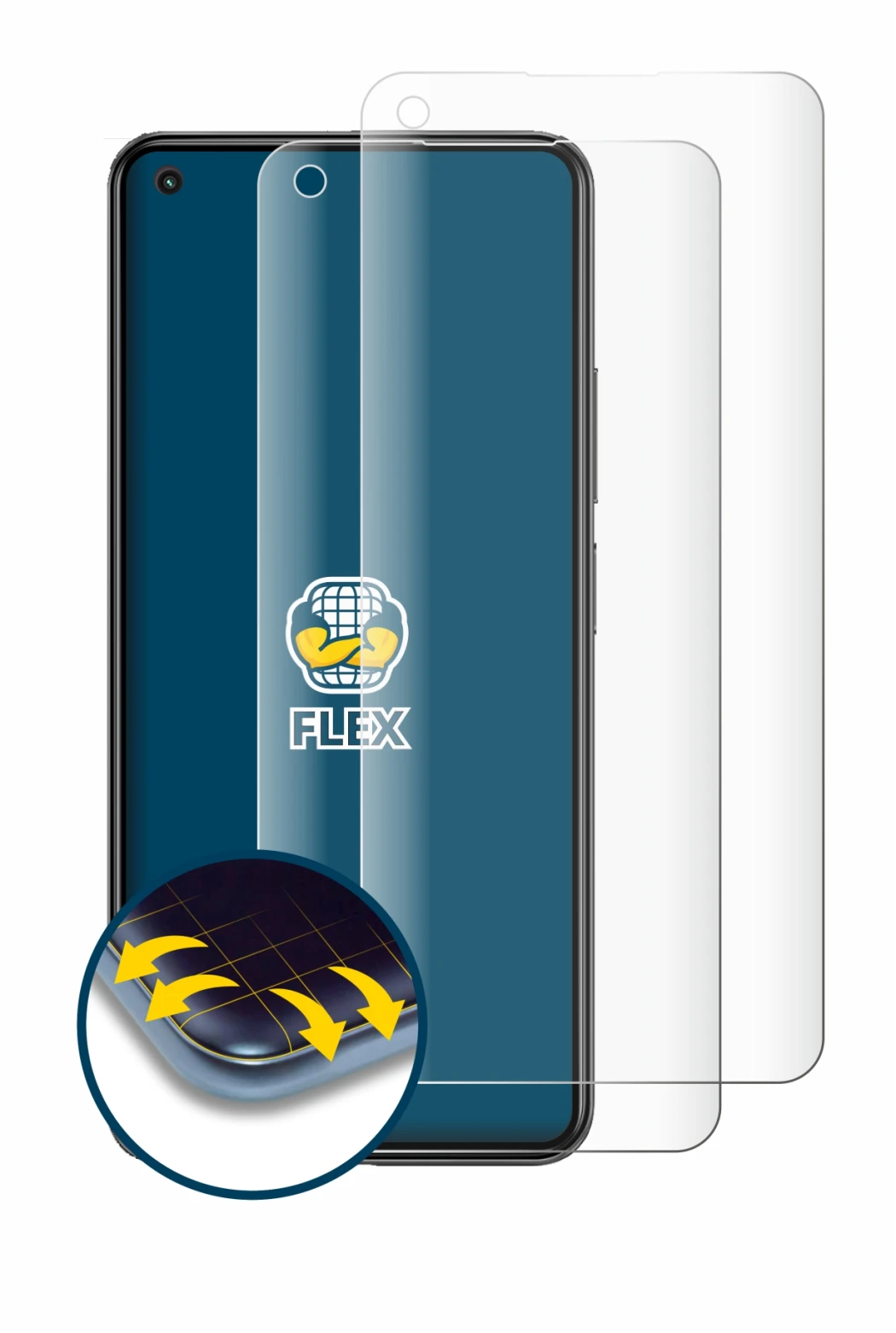 Image of the device Xiaomi Mi 11 Lite 5G with a wide variety of screen protectors.