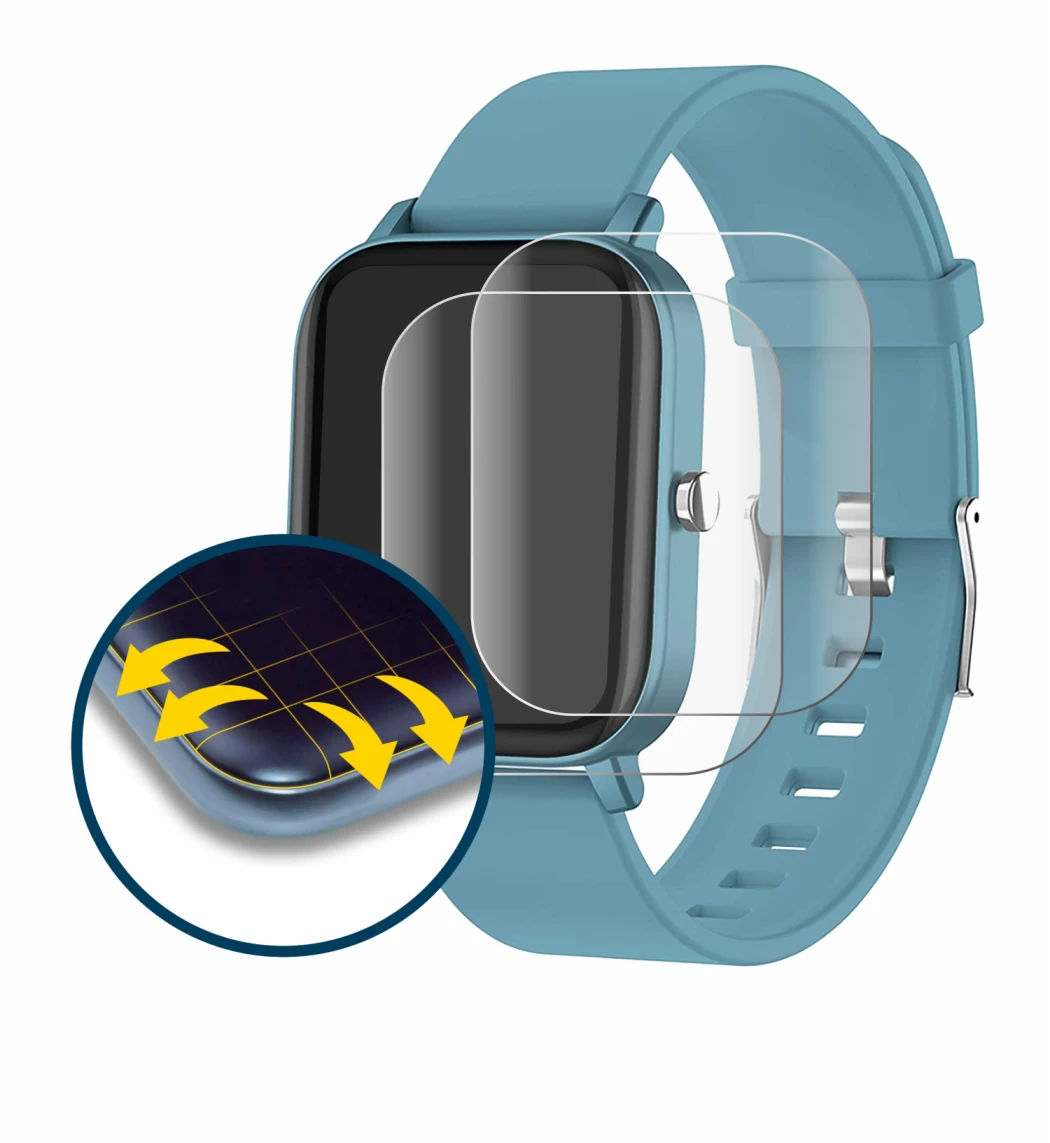 Image of the device Pubu Smartwatch with a wide variety of screen protectors.