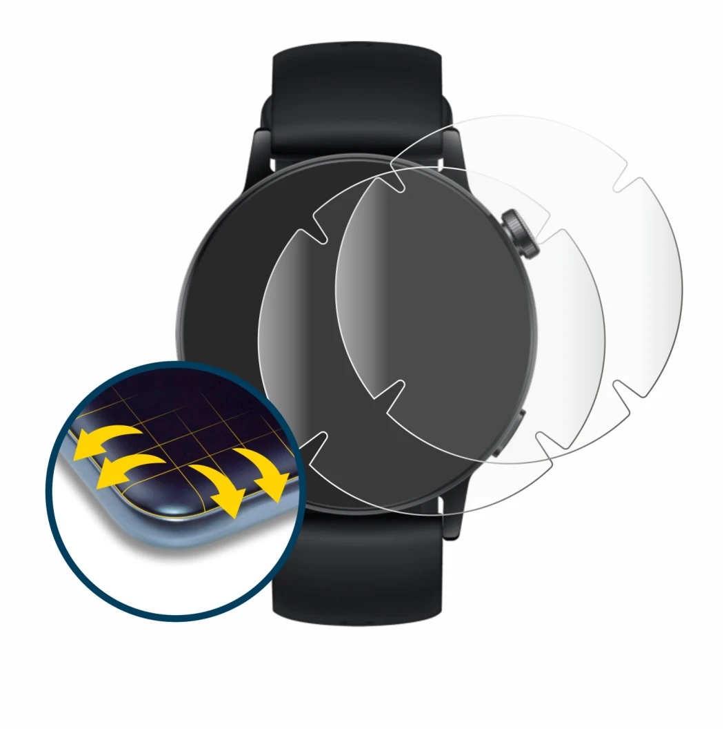 Image of the device Huawei Watch GT 3 (42 mm) with a wide variety of screen protectors.
