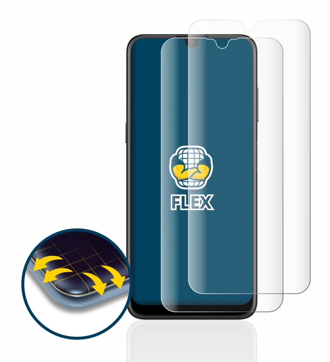 Image of the device Nokia G21 with a wide variety of screen protectors.