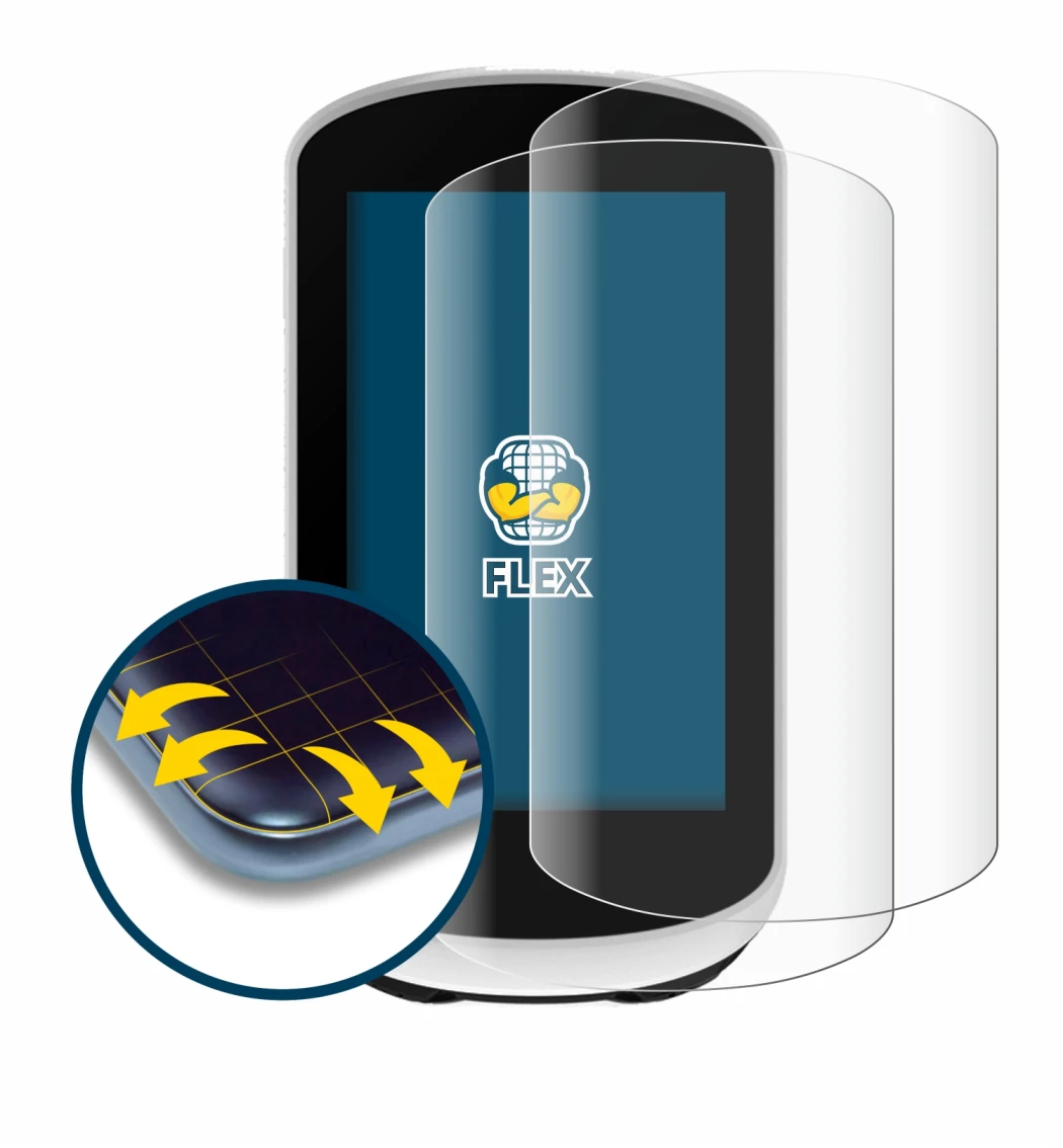 Image of the device Garmin Edge Explore 2 with a wide variety of screen protectors.