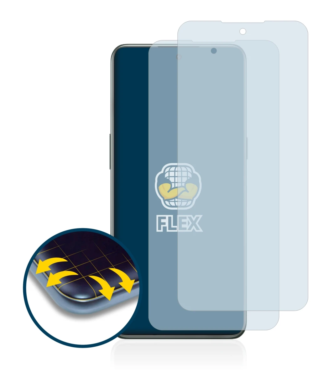 Image of the device OnePlus 10T 5G with a wide variety of screen protectors.