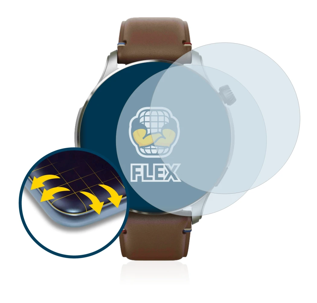 Image of the device Huami Amazfit GTR 4 with a wide variety of screen protectors.