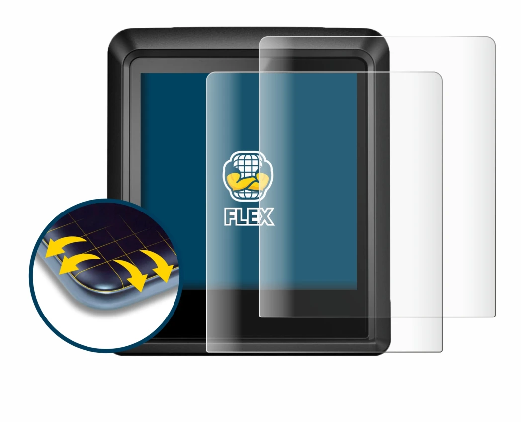 Image of the device Bosch Intuvia 100 with a wide variety of screen protectors.