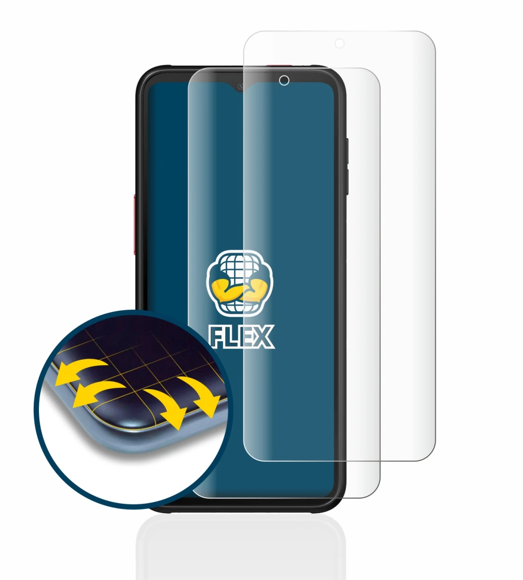 Image of the device Samsung Galaxy XCover 6 Pro Enterprise Edition with a wide variety of screen protectors.