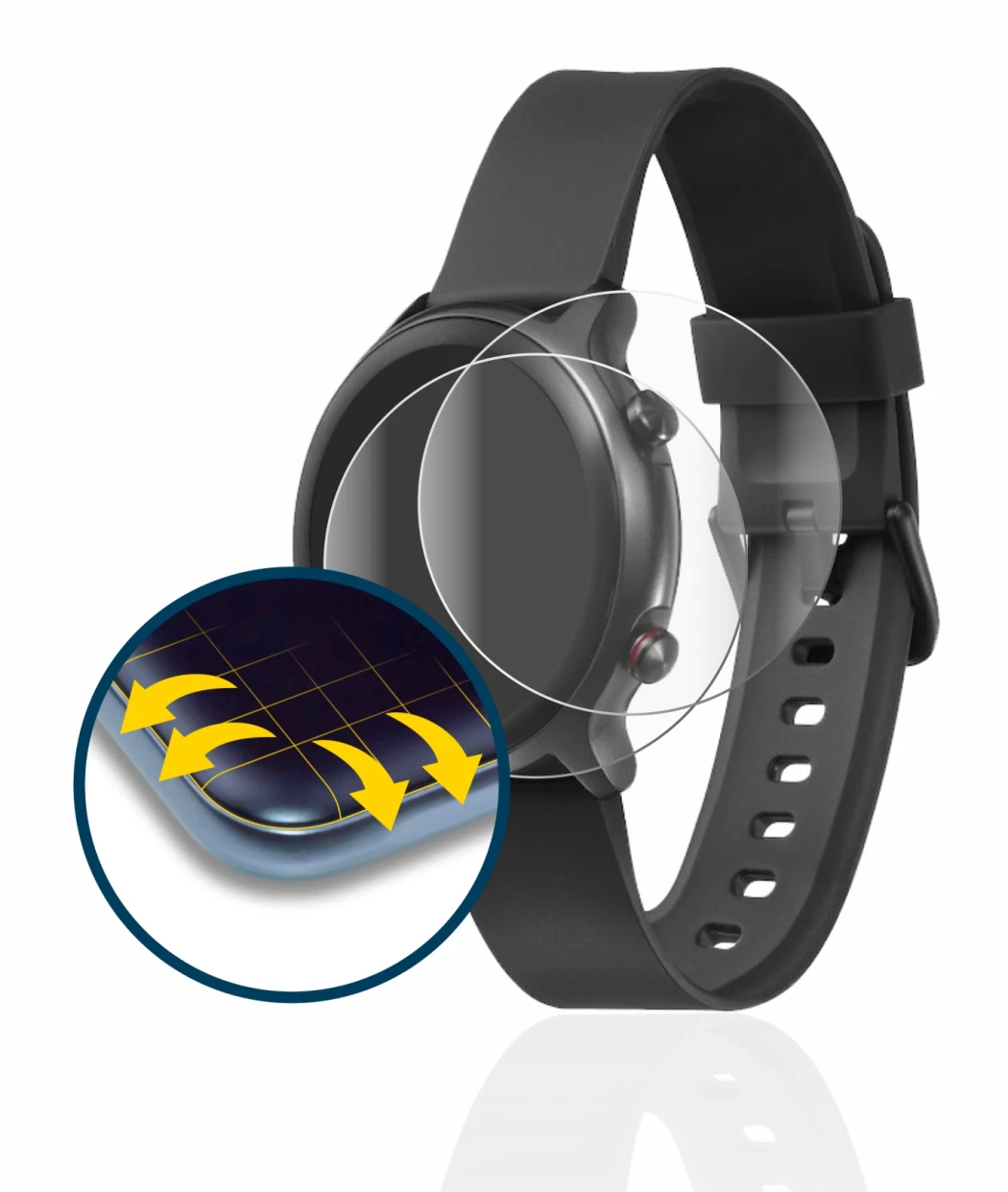 Image of the device Doro Watch with a wide variety of screen protectors.