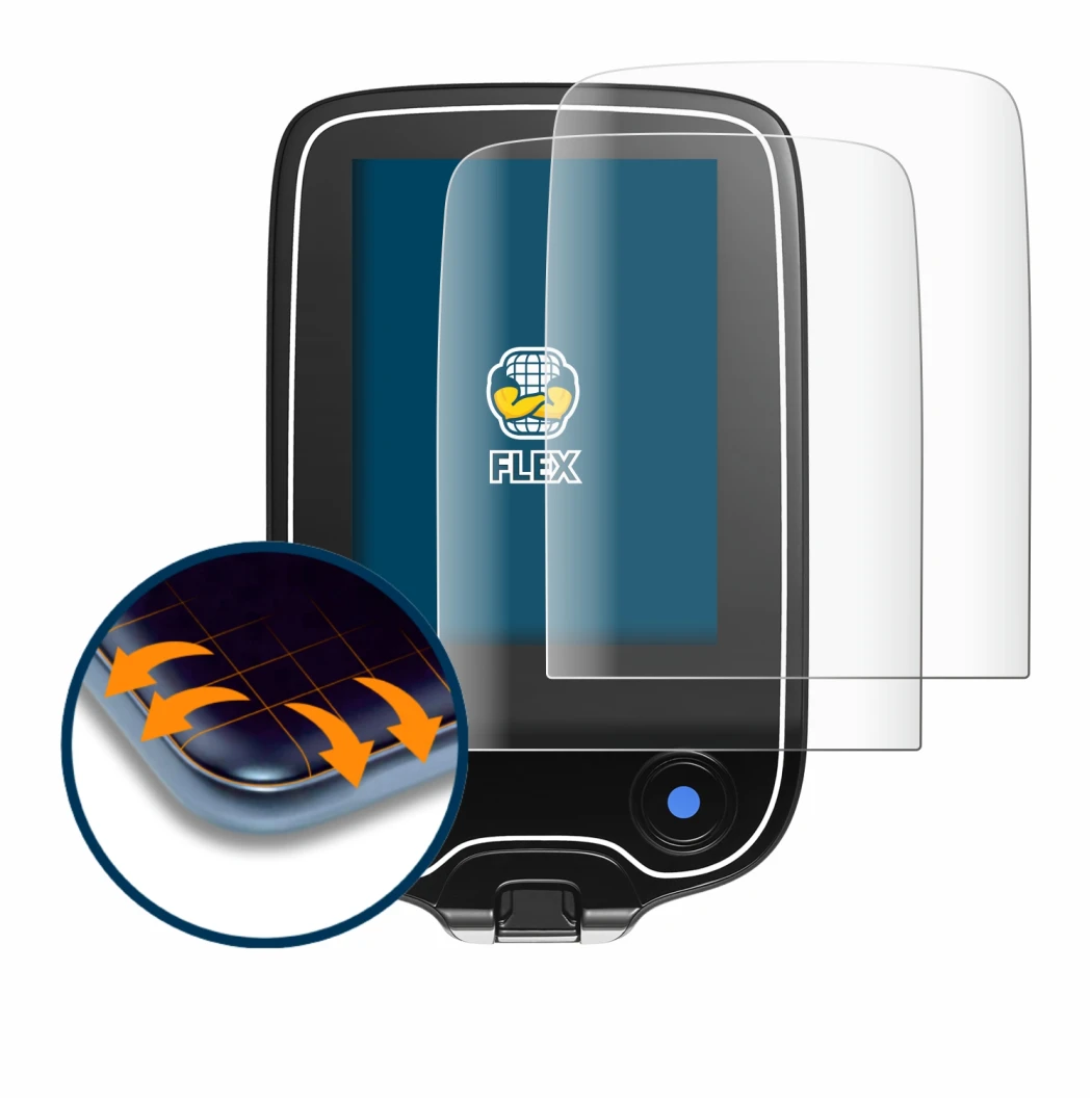 Image of the device Freestyle Libre 3 with a wide variety of screen protectors.