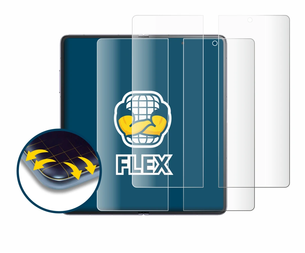 Image of the device Honor Magic V2 (Inner display) with a wide variety of screen protectors.