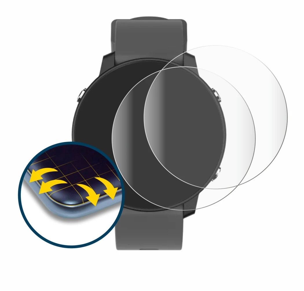 Image of the device Shot Scope G5 GPS Watch with a wide variety of screen protectors.