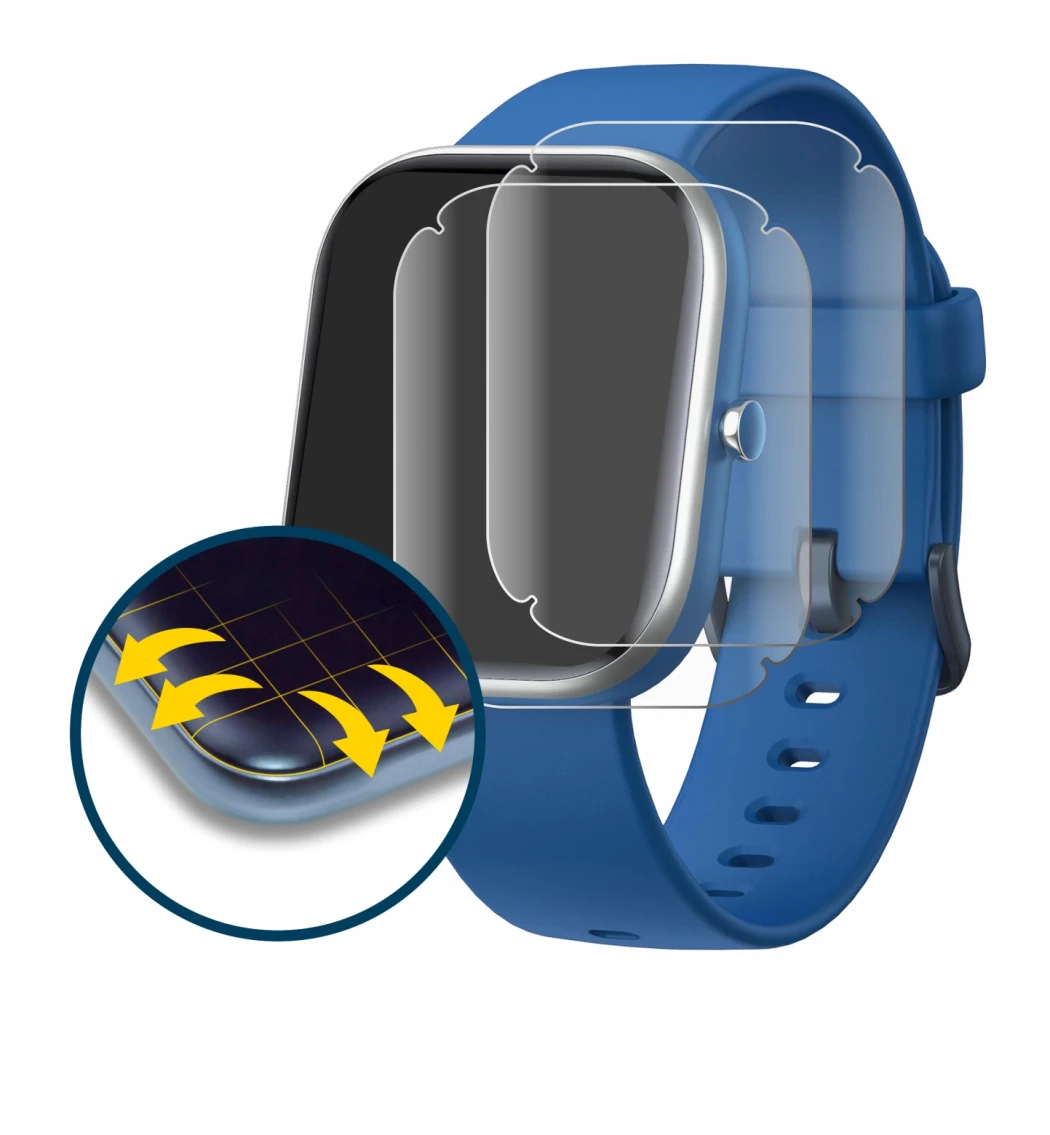 Image of the device Slothcloud H97 with a wide variety of screen protectors.