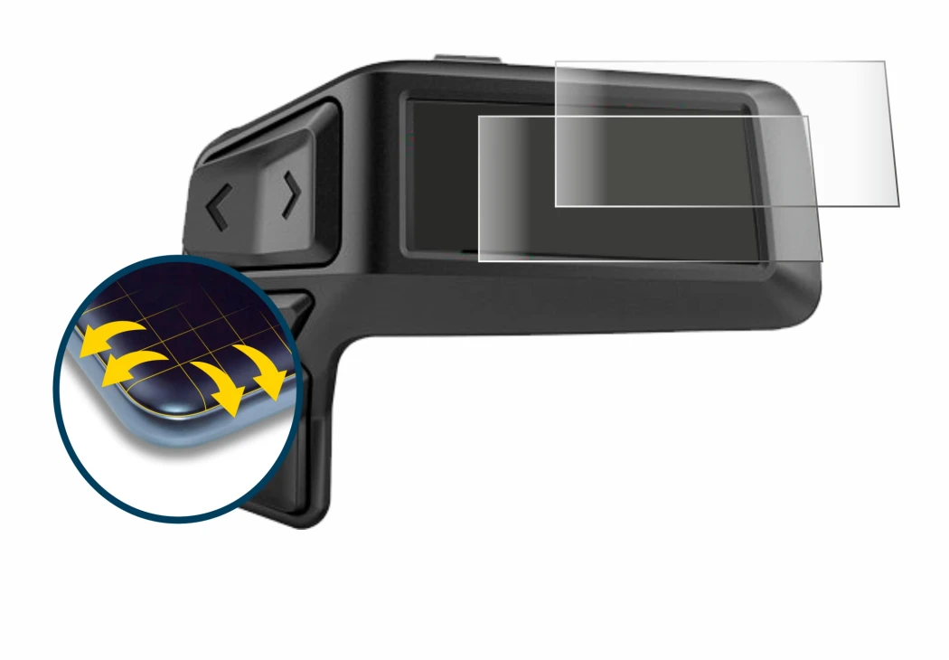 Image of the device Bosch Purion 200 with a wide variety of screen protectors.