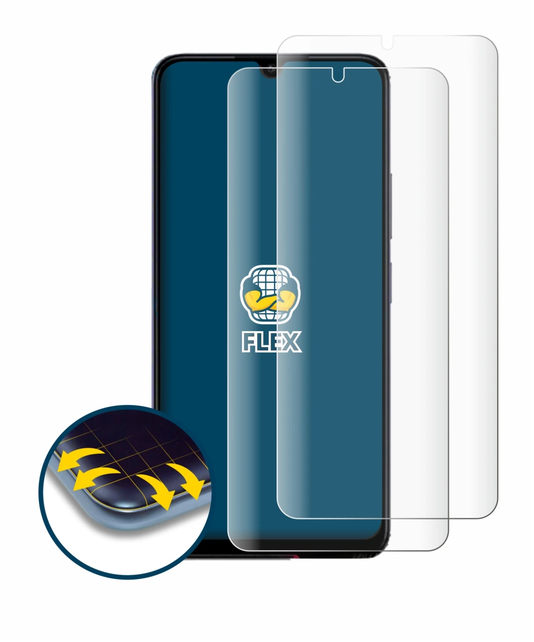 Image of the device Xiaomi Poco C65 with a wide variety of screen protectors.