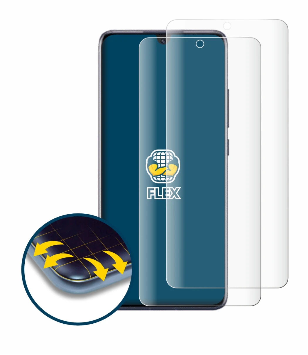 Image of the device Honor Magic 6 Lite with a wide variety of screen protectors.