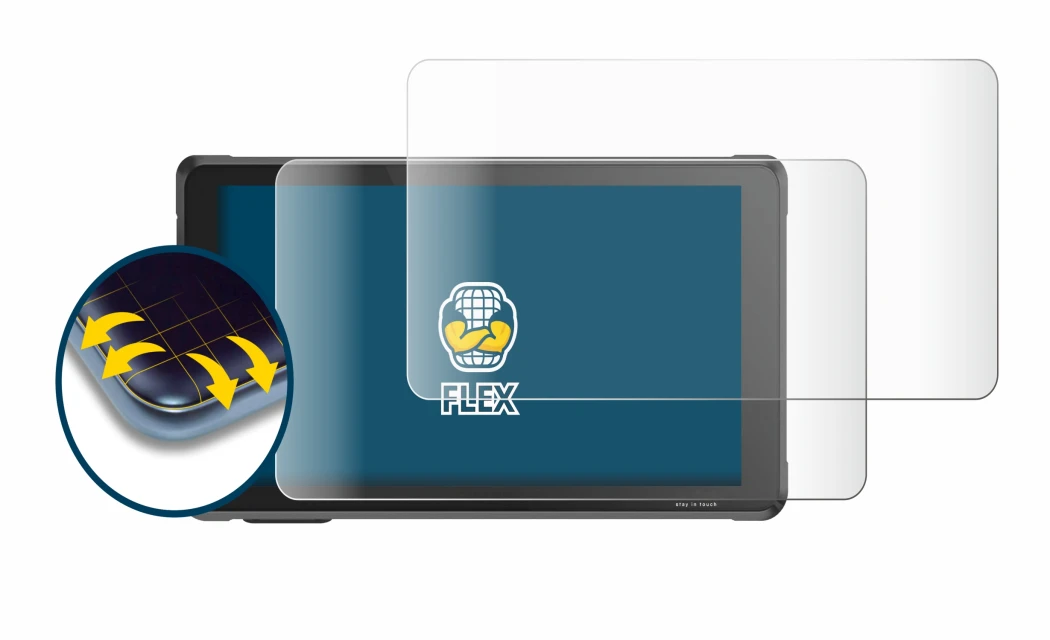 Image of the device Interphone RideSync Sync55 with a wide variety of screen protectors.