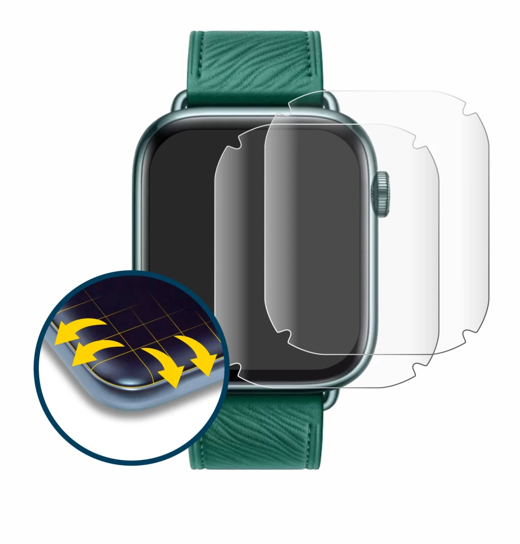 Image of the device Honor Watch 5 with a wide variety of screen protectors.