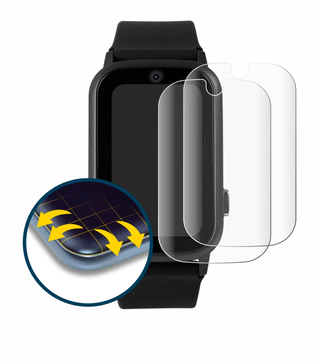 Image of the device One2Track Connect UP with a wide variety of screen protectors.