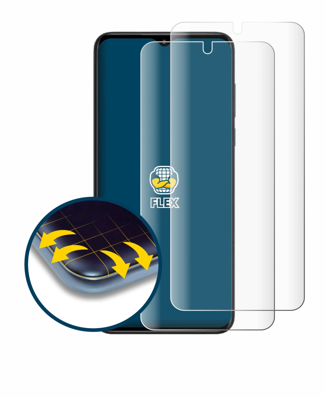 Image of the device ZTE Nubia Neo with a wide variety of screen protectors.