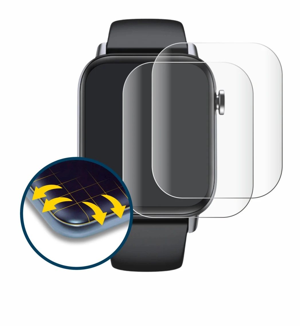 Image of the device Gard Pro Health Smartwatch 2+ with a wide variety of screen protectors.
